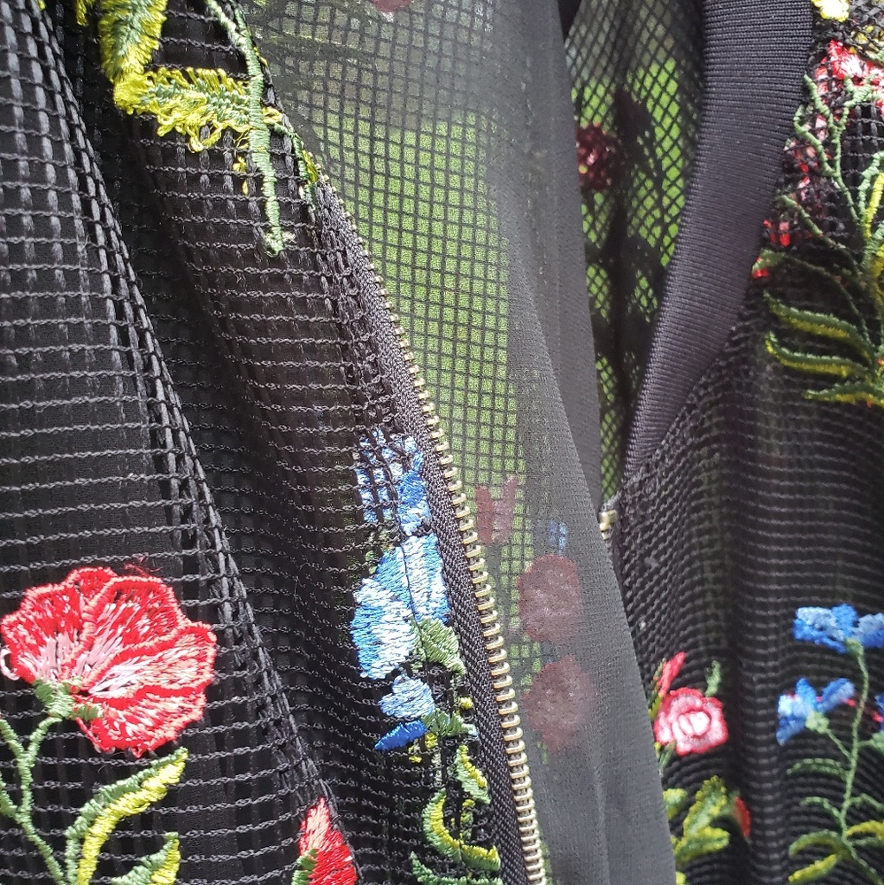 Embroidered bomber jacket - Picture 6 of 6